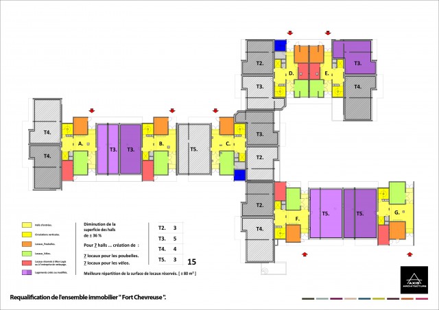Quartier Fort Chevreuse - Réhabilitation de 184 logements locatifs