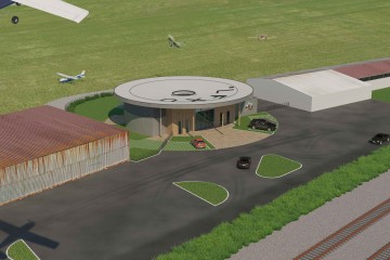 Aérodrome des Mureaux - Construction d'un restaurant «bord de pistes»