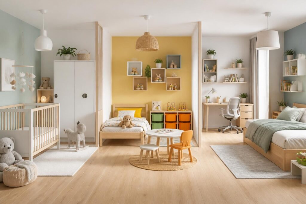 découvrez nos conseils pour aménager une chambre d'enfant évolutive, adaptée à chaque âge pour grandir avec votre enfant en toute sérénité.