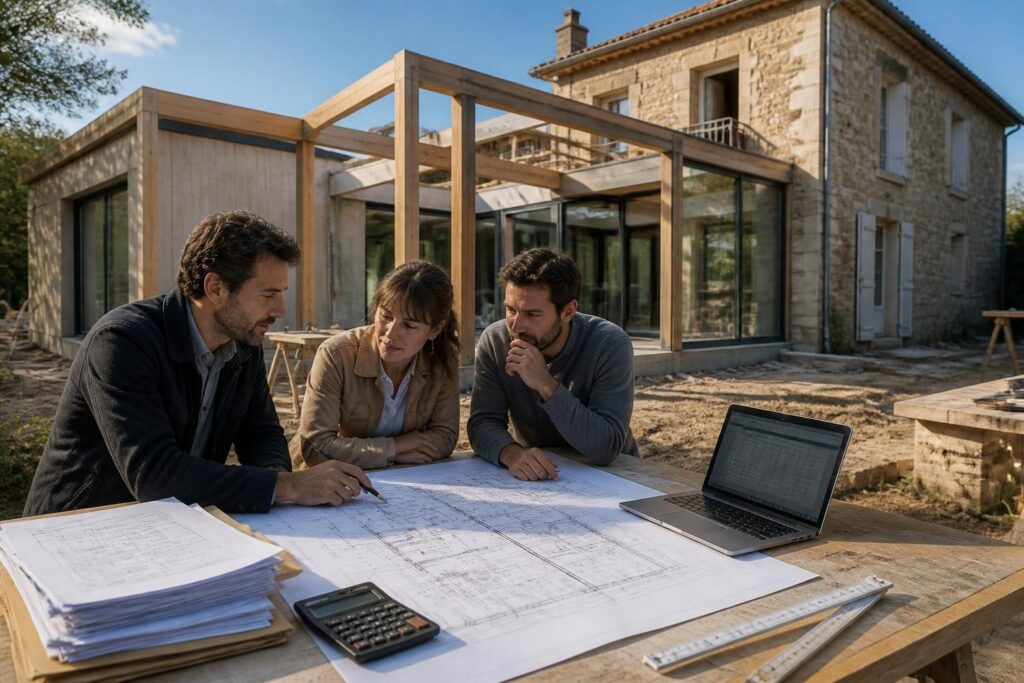 découvrez les étapes essentielles pour construire une extension de maison : obtention du permis, calcul des surfaces autorisées et gestion du budget pour réussir votre projet.