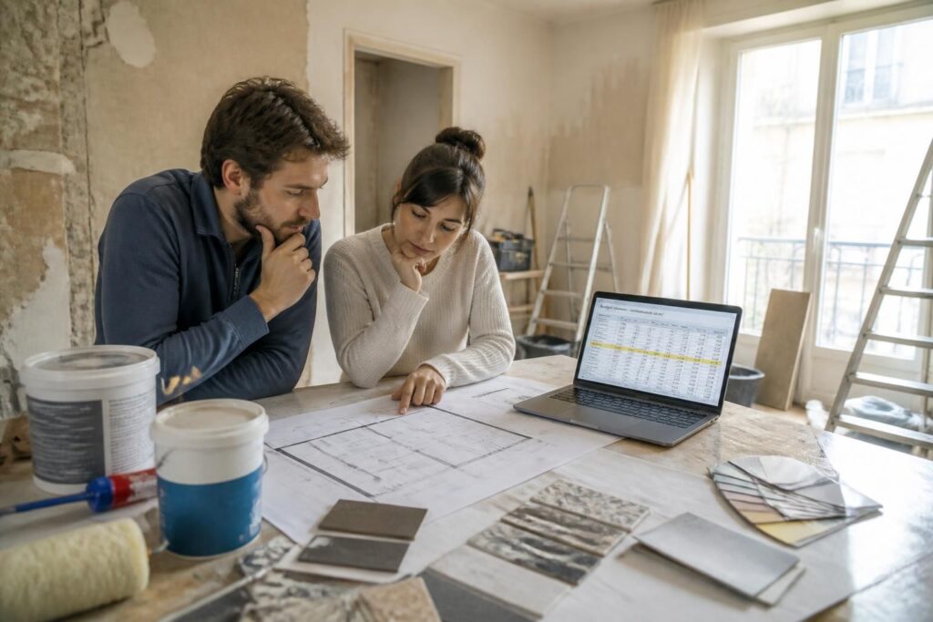 estimez facilement le coût des travaux au m² avant d'acheter un bien immobilier pour mieux préparer votre budget et éviter les mauvaises surprises.