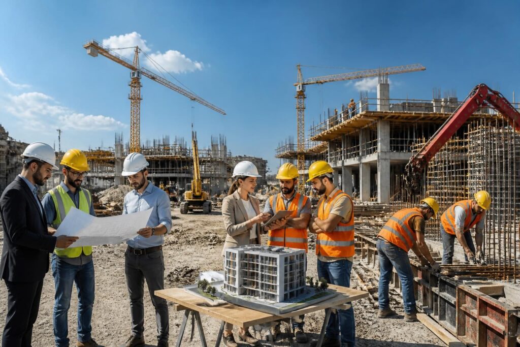 découvrez les rôles clés sur un chantier : maître d'œuvre, architecte et constructeur, et comprenez qui fait quoi pour réussir votre projet de construction.