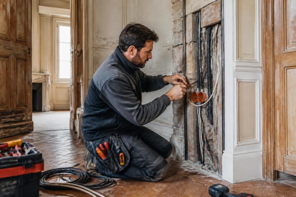 découvrez les normes à respecter et les étapes essentielles pour rénover l'électricité d'une maison ancienne en toute sécurité et efficacité.