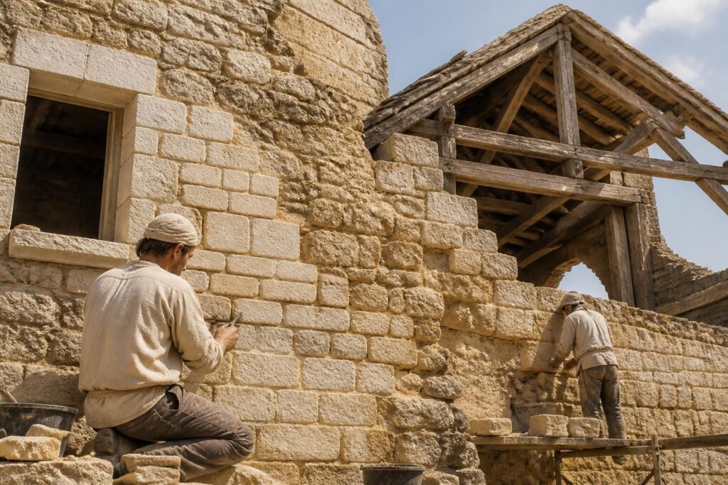 découvrez notre guide complet pour restaurer le bâti ancien, incluant la pierre, les façades et la charpente, avec des conseils pratiques et des techniques traditionnelles.