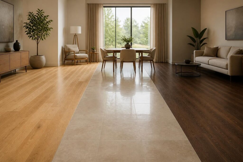 Choisir son revêtement de sol : parquet, carrelage, vinyle