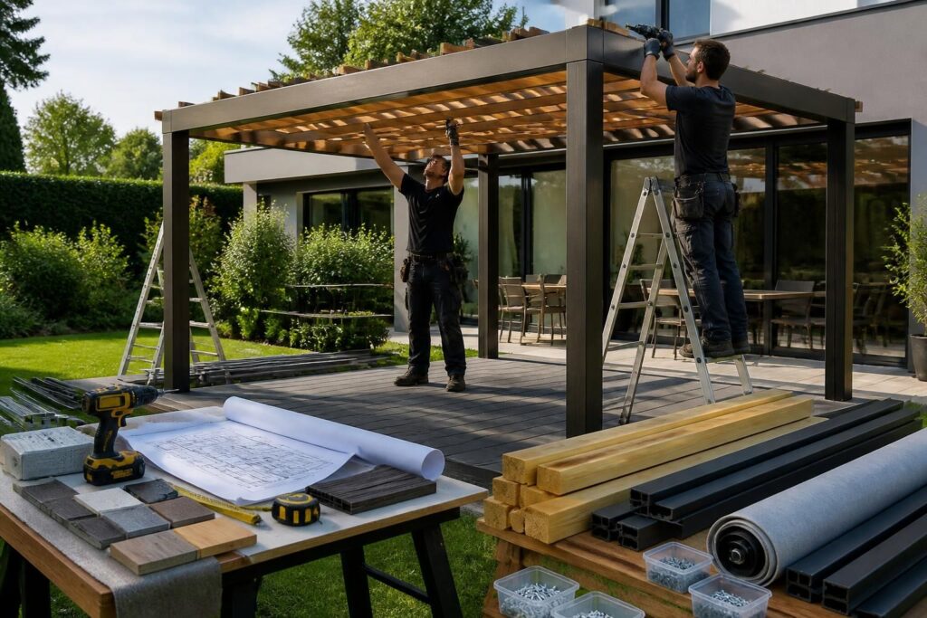 découvrez comment installer une pergola ou une tonnelle en respectant les règles d'urbanisme, choisissez les meilleurs matériaux adaptés à votre extérieur, et informez-vous sur les prix pour bien préparer votre projet.