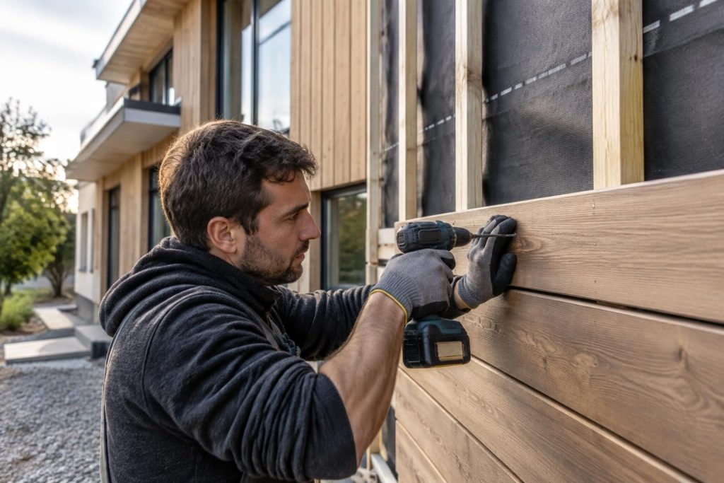 Bardage fixation : méthodes pour une pose durable et esthétique