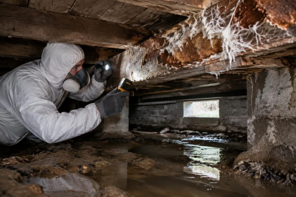 Mérule vide sanitaire : prévenir et traiter ce danger pour la maison