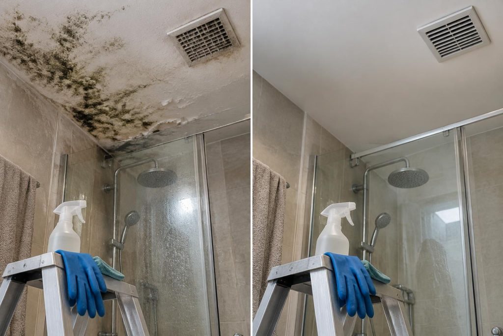 Moisissure plafond salle de bain : causes et solutions efficaces